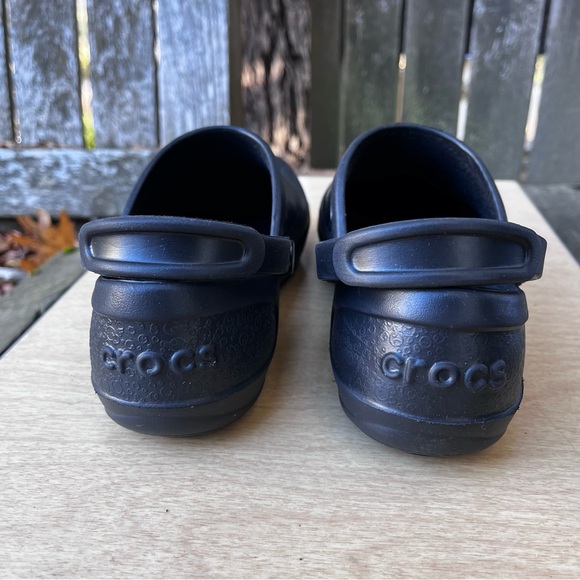 CROCS Black Mercy Slip Resistant Work Clog Sz 7 - Picture 9 of 15
